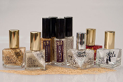 GENUINE GOLD & SILVER GLITTER TOP COATS & UV GEL POLISHES