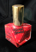 22 KARAT GOLD GLITTER/RED NAIL TOP COAT