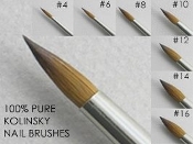 Kolinsky Acrylic Brushes